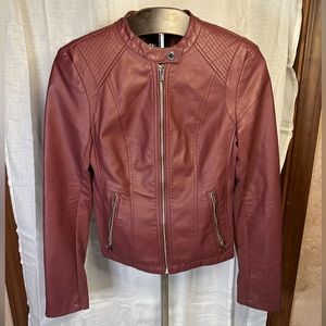 Express Faux Leather Jacket size SMALL